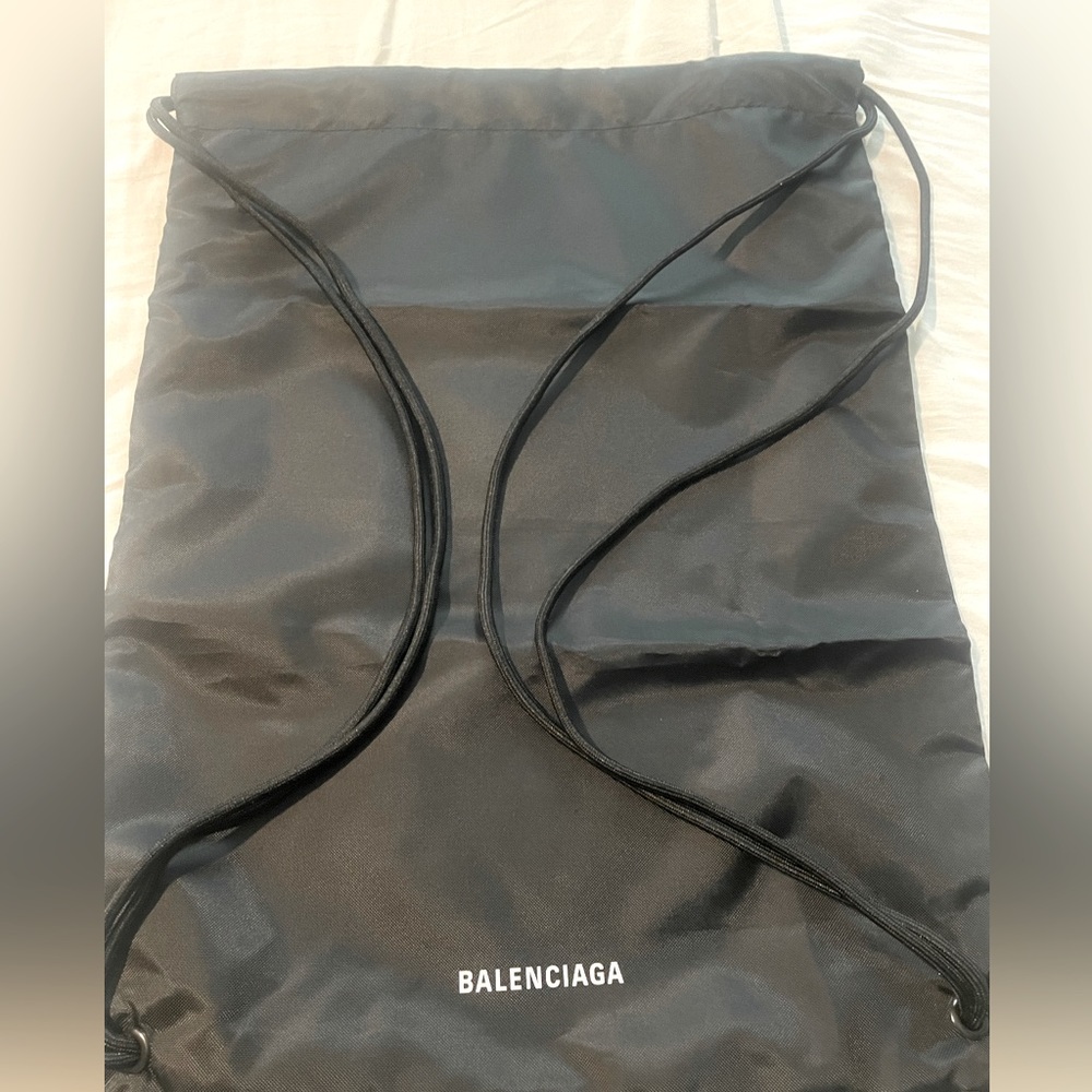 Balenciaga drawstring bag